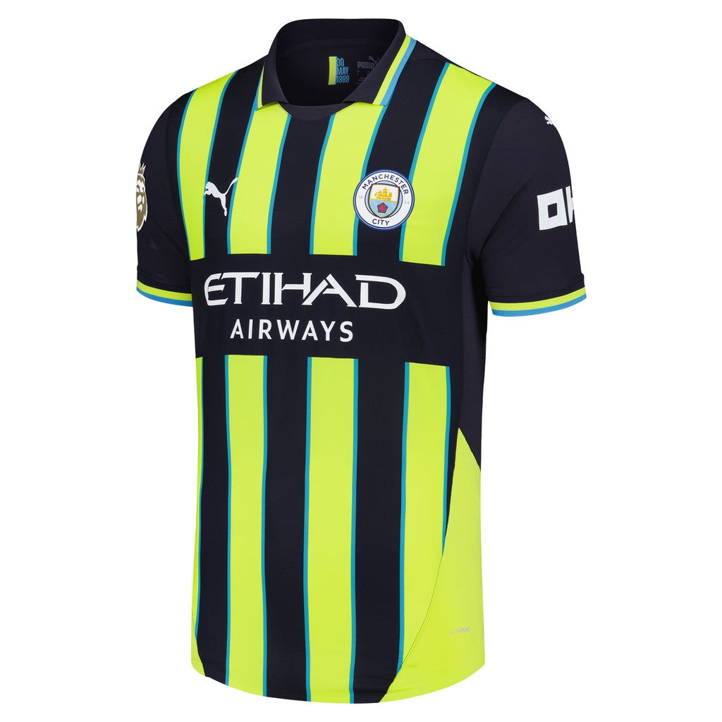 Erling Haaland Manchester City Puma 2024 25 Away Player Jersey - Navy Official Team Jersey Sports Fan Apparel