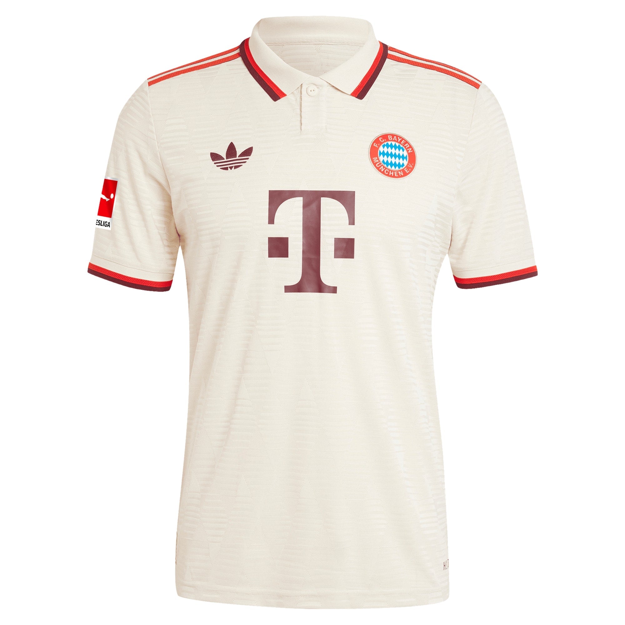 Harry Kane Bayern Munich adidas 2024 25 Third Player Jersey - Cream Official Team Jersey Sports Fan Apparel