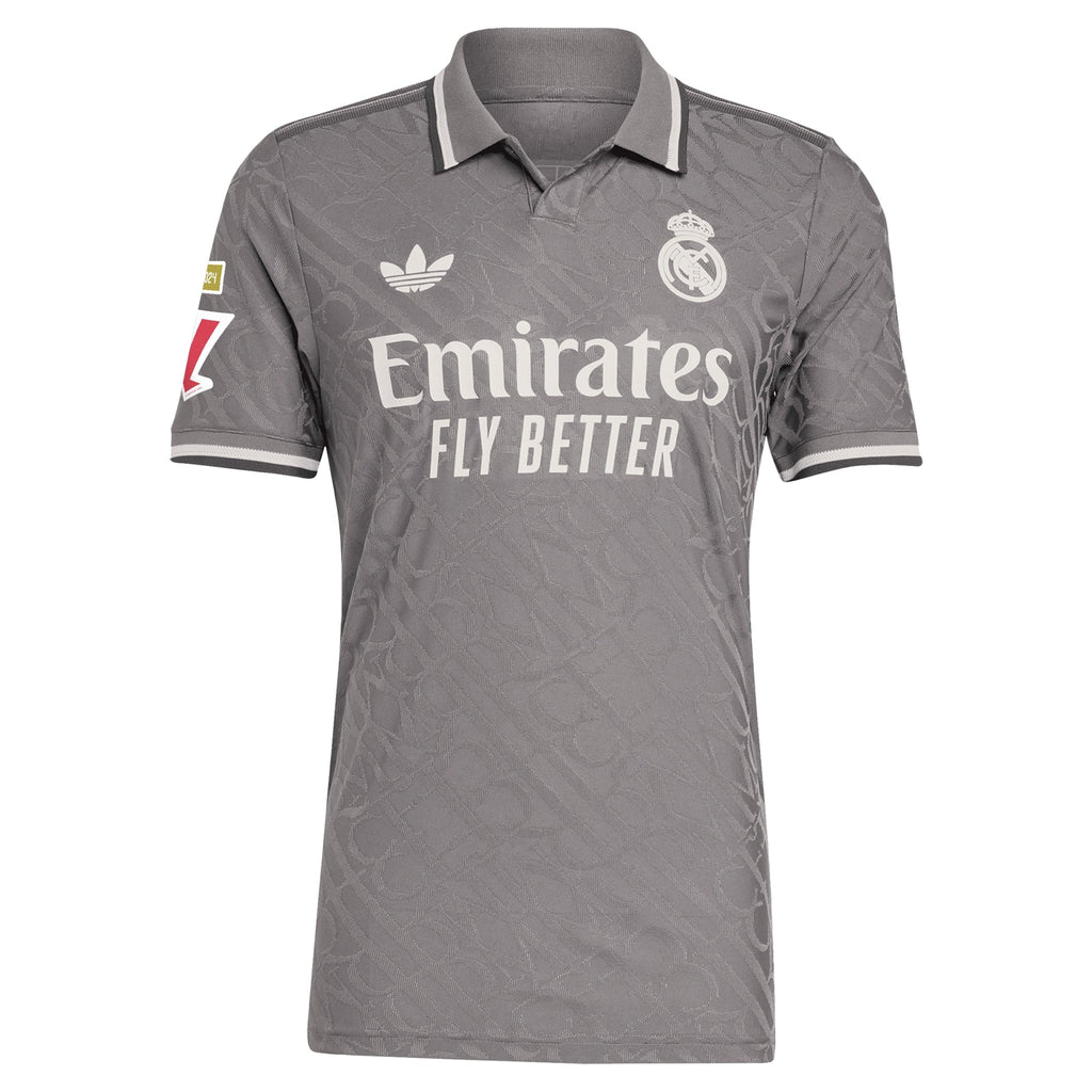 Jude Bellingham Real Madrid adidas Originals 2024 25 Third Player Jersey - Charcoal Official Team Jersey Sports Fan Apparel