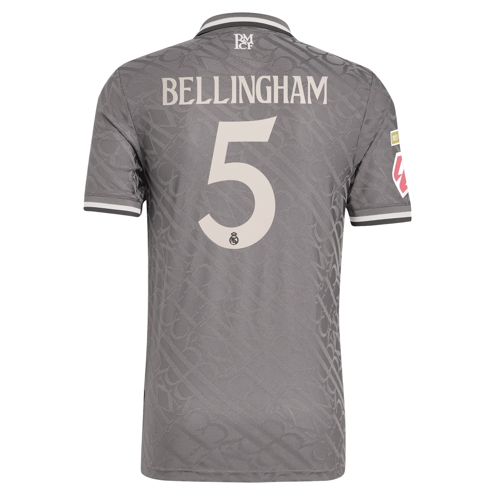 Jude Bellingham Real Madrid adidas Originals 2024 25 Third Player Jersey - Charcoal Official Team Jersey Sports Fan Apparel