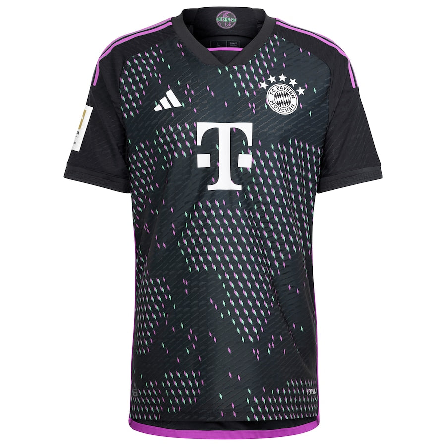 Harry Kane Bayern Munich adidas 2023 24 Away Player Jersey - Black Official Team Jersey Sports Fan Apparel