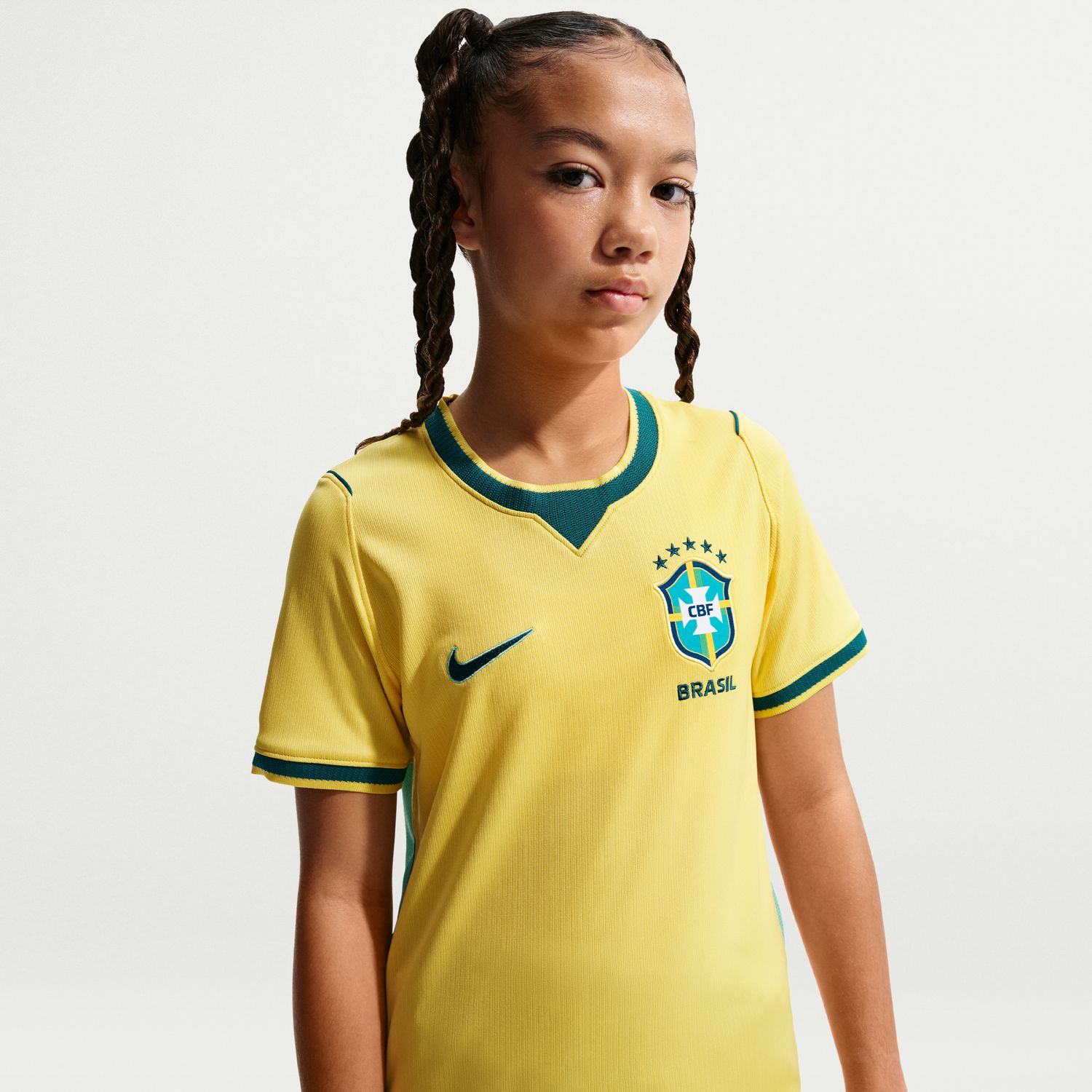Brazil 2026 Stadium Home Jersey - Youth Official Team Jersey Sports Fan Apparel