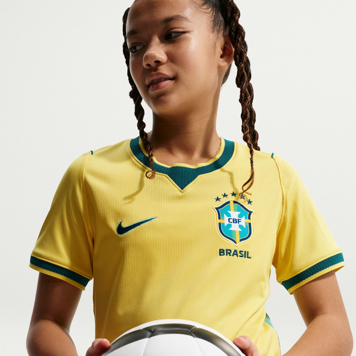 Brazil 2026 Stadium Home Jersey - Youth Official Team Jersey Sports Fan Apparel