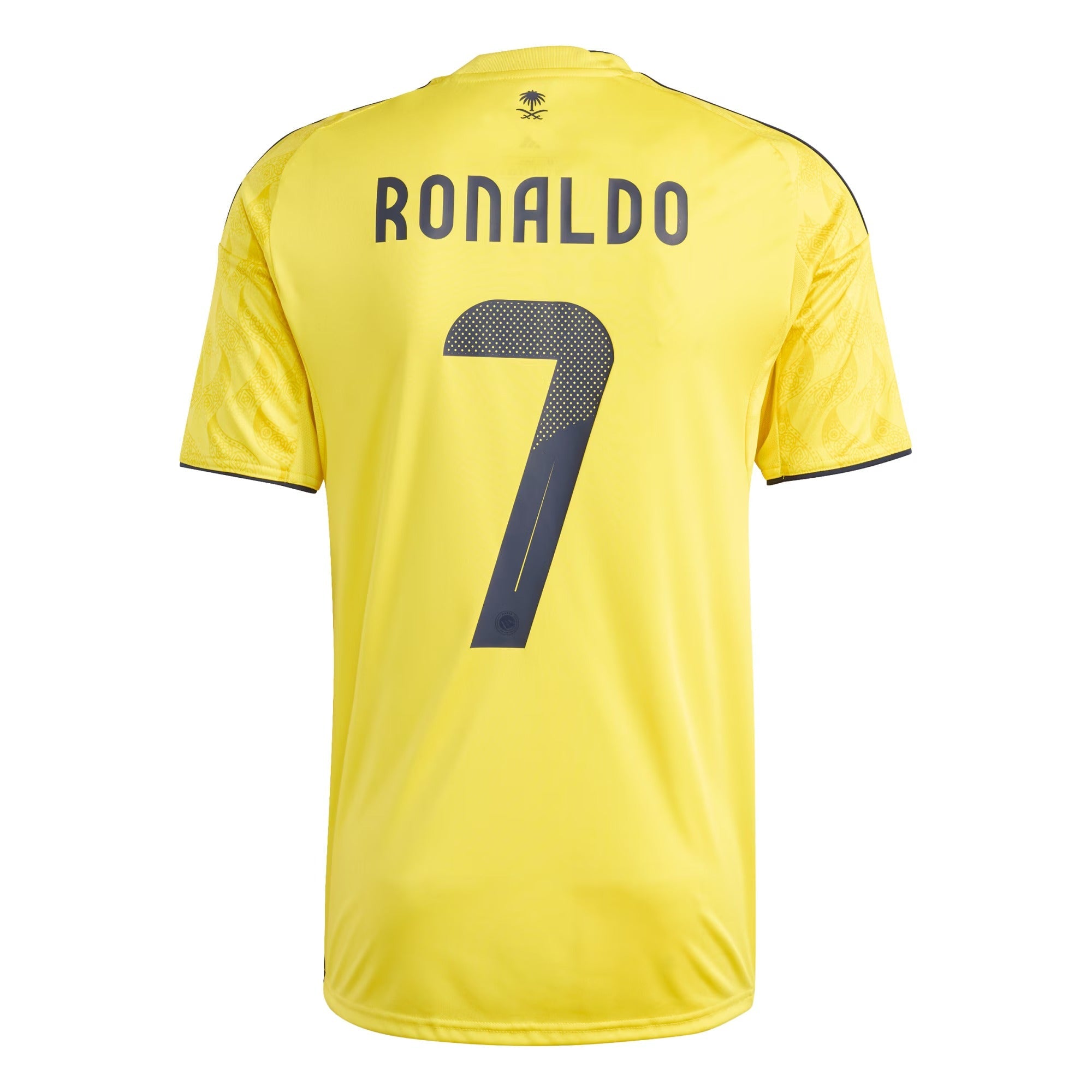Cristiano Ronaldo 7 Al-Nassr FC adidas 2025 26 Home Player Jersey Yellow Official Team Jersey Sports Fan Apparel