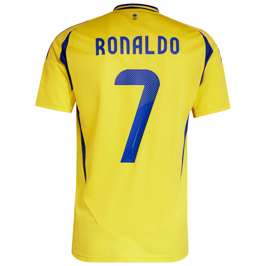 Cristiano Ronaldo Al-Nassr FC 2024 25 Home Player Jersey - Yellow Official Team Jersey Sports Fan Apparel