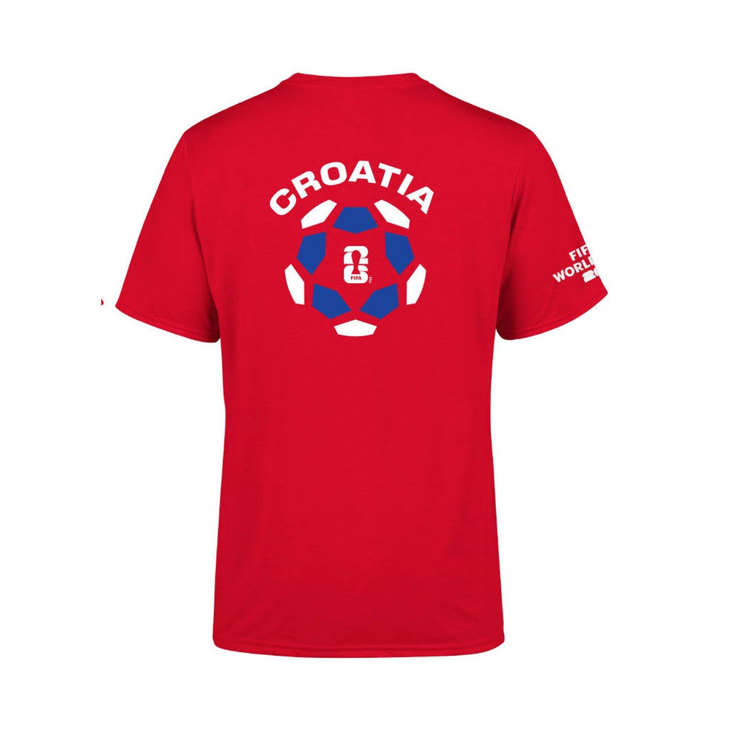 FIFA World Cup 2026 Croatia Puff T-Shirt - Unisex Casual Graphic T Shirt