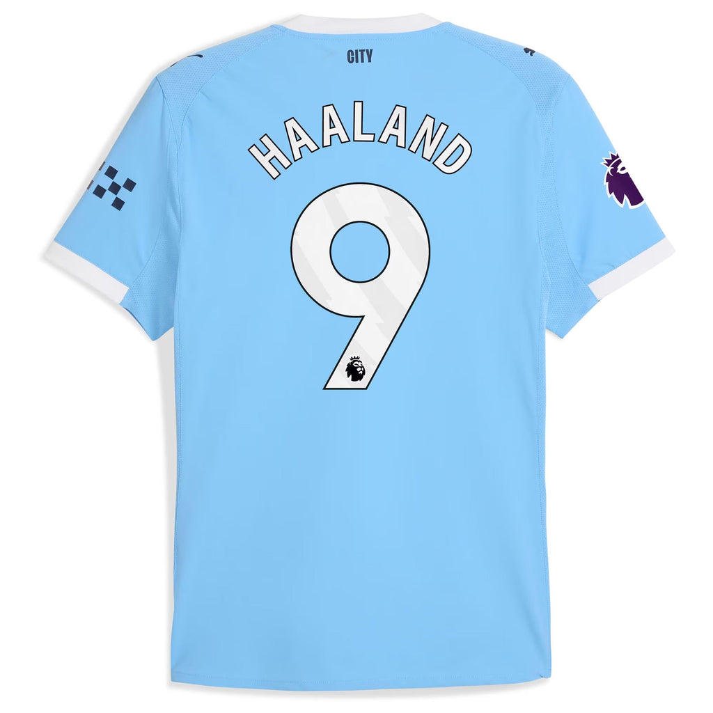 Erling Haaland Manchester City Puma 2025 26 Home Player Jersey - Sky Blue Official Team Jersey Sports Fan Apparel