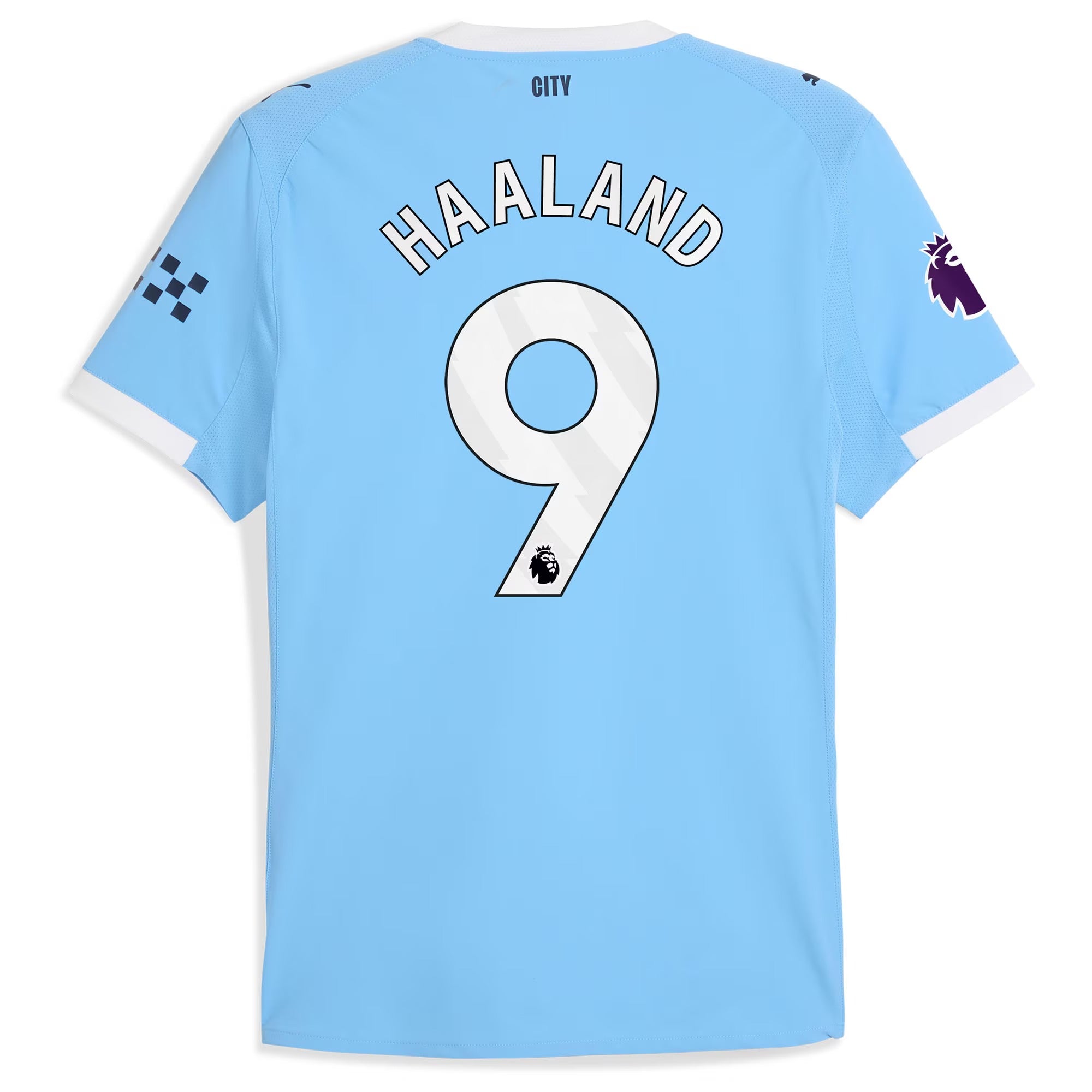 Erling Haaland Manchester City Puma 2025 26 Home Player Jersey - Sky Blue Official Team Jersey Sports Fan Apparel