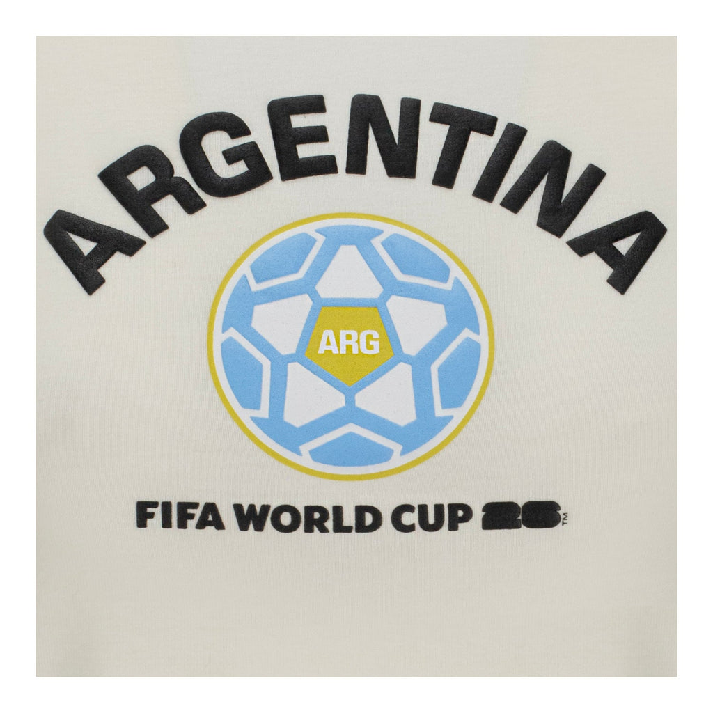 FIFA World Cup 2026 Argentina Crop T-Shirt - Women s Casual Graphic T Shirt
