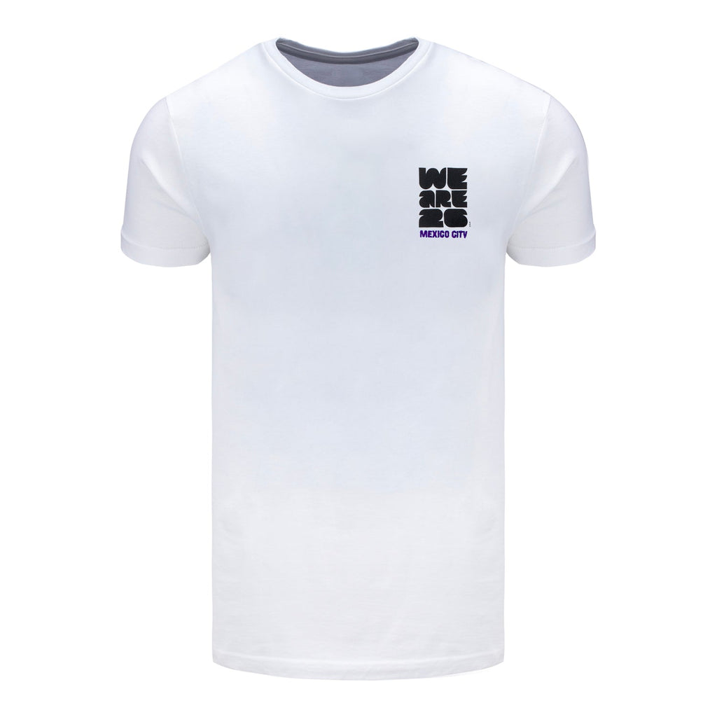FIFA World Cup 2026 Mexico City White T-Shirt - Unisex Casual Graphic T Shirt