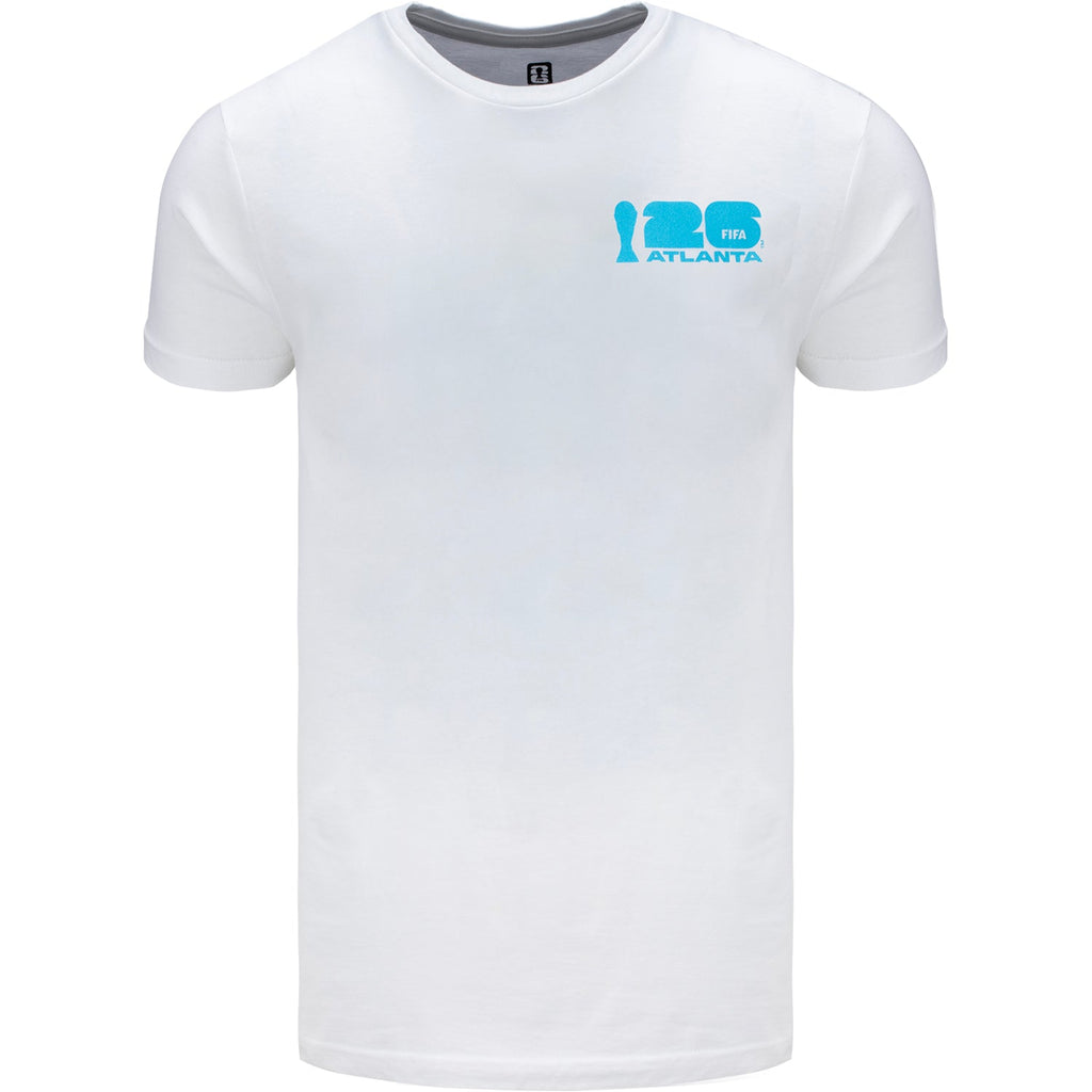 FIFA World Cup 2026 Atlanta Poster White T-Shirt - Unisex Casual Graphic T Shirt