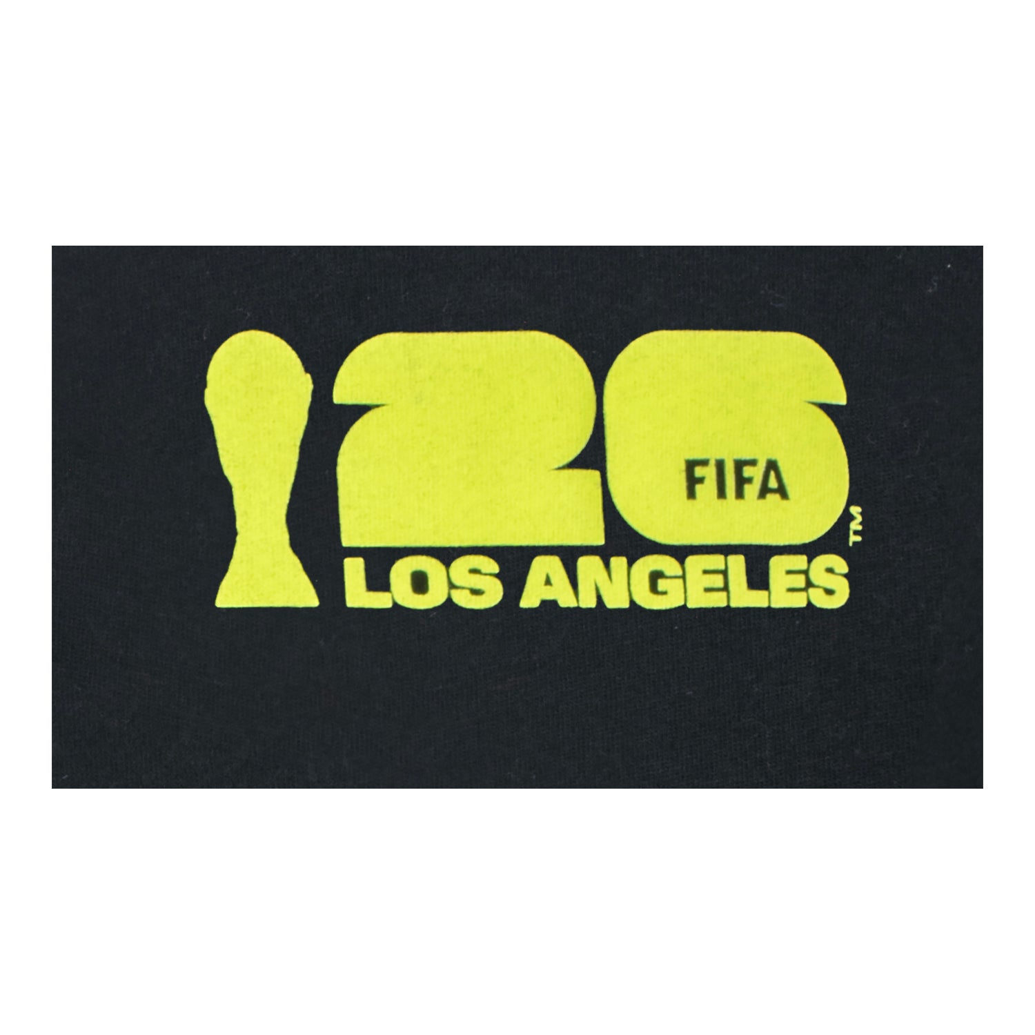 FIFA World Cup 2026 Los Angeles Poster Black T-Shirt - Unisex Casual Graphic T Shirt