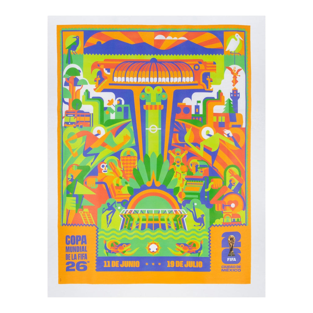 FIFA World Cup 2026 Mexico City Poster White T-Shirt - Unisex Casual Graphic T Shirt