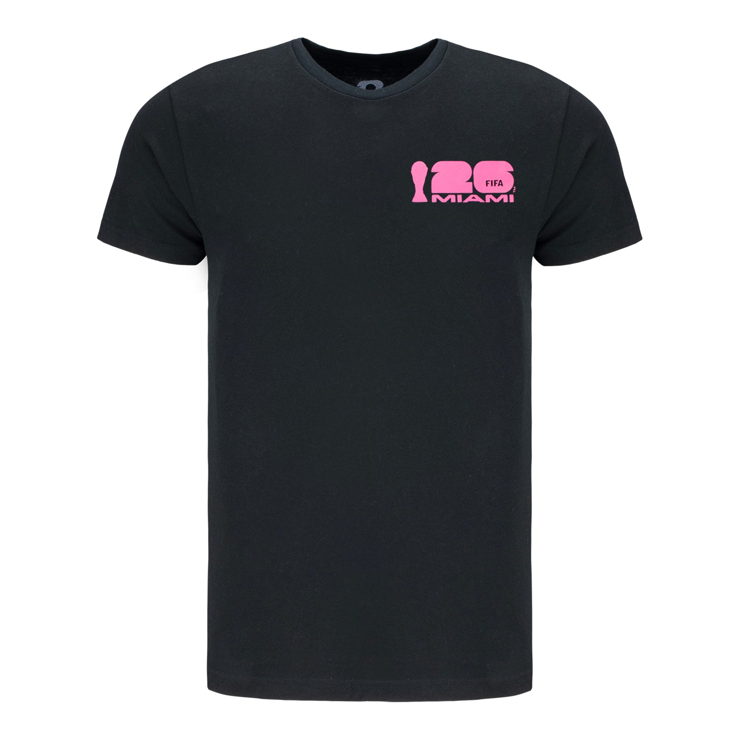 FIFA World Cup 2026 Miami Poster Black T-Shirt - Unisex Casual Graphic T Shirt