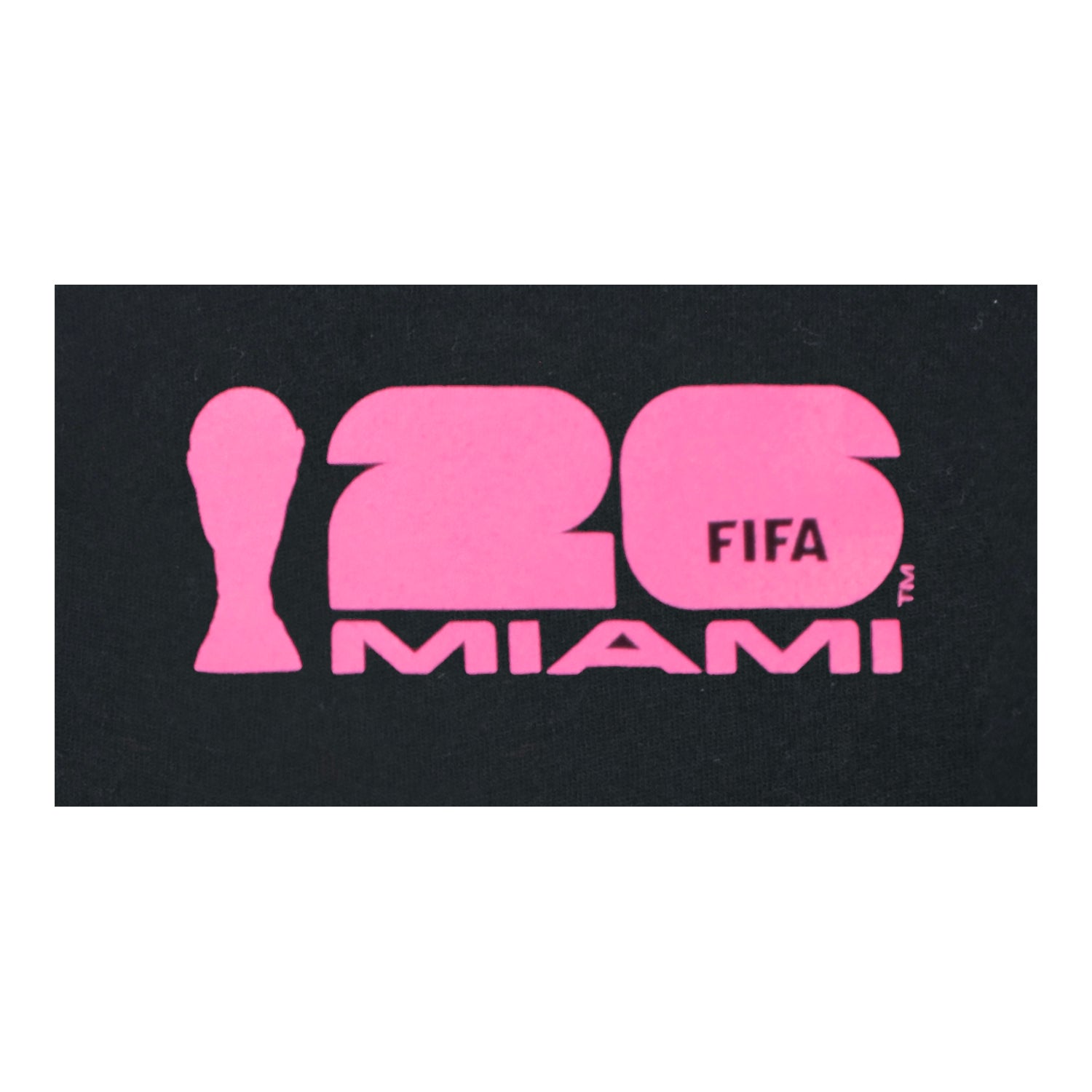 FIFA World Cup 2026 Miami Poster Black T-Shirt - Unisex Casual Graphic T Shirt