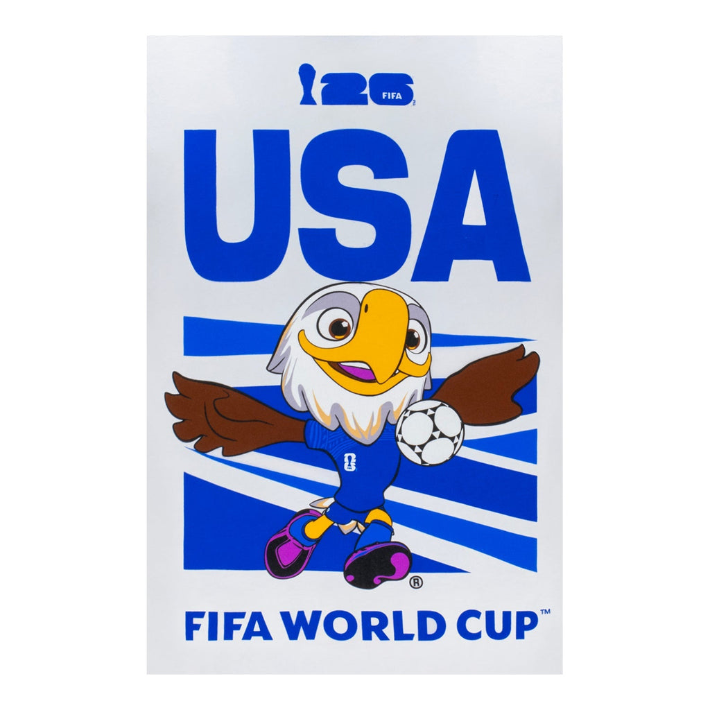 FIFA World Cup 2026 USA Mascot White T-Shirt - Unisex Casual Graphic T Shirt