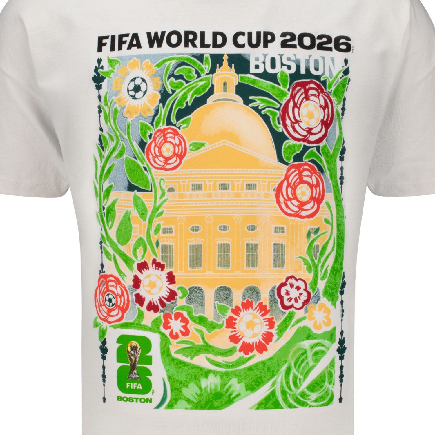 FIFA World Cup 2026 Boston Homestyle T-Shirt - Unisex Casual Graphic T Shirt
