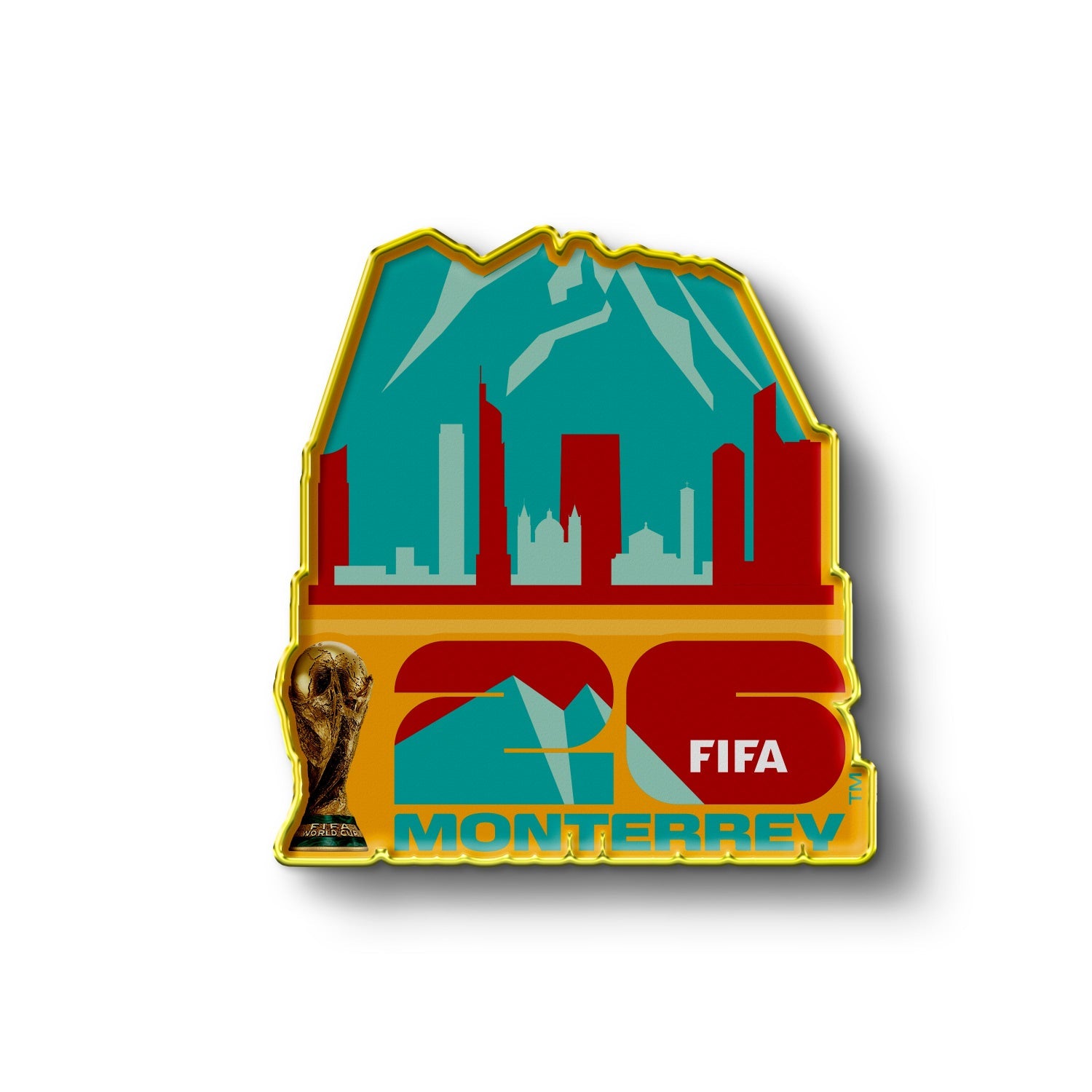 FIFA World Cup 2026 Host City Monterrey Hat Pin Official Team Hat Sports Fan Cap