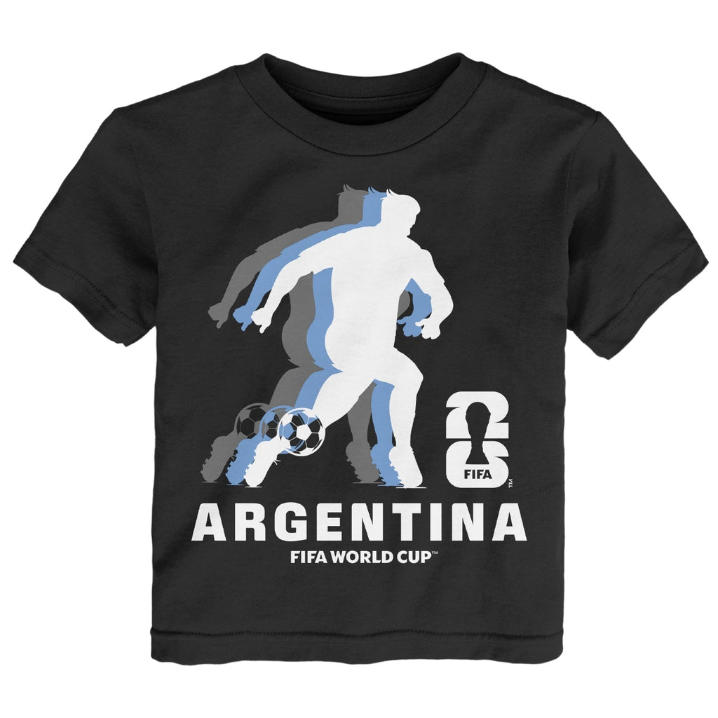 FIFA World Cup 2026 Argentina Shadow T-Shirt - Toddler Casual Graphic T Shirt