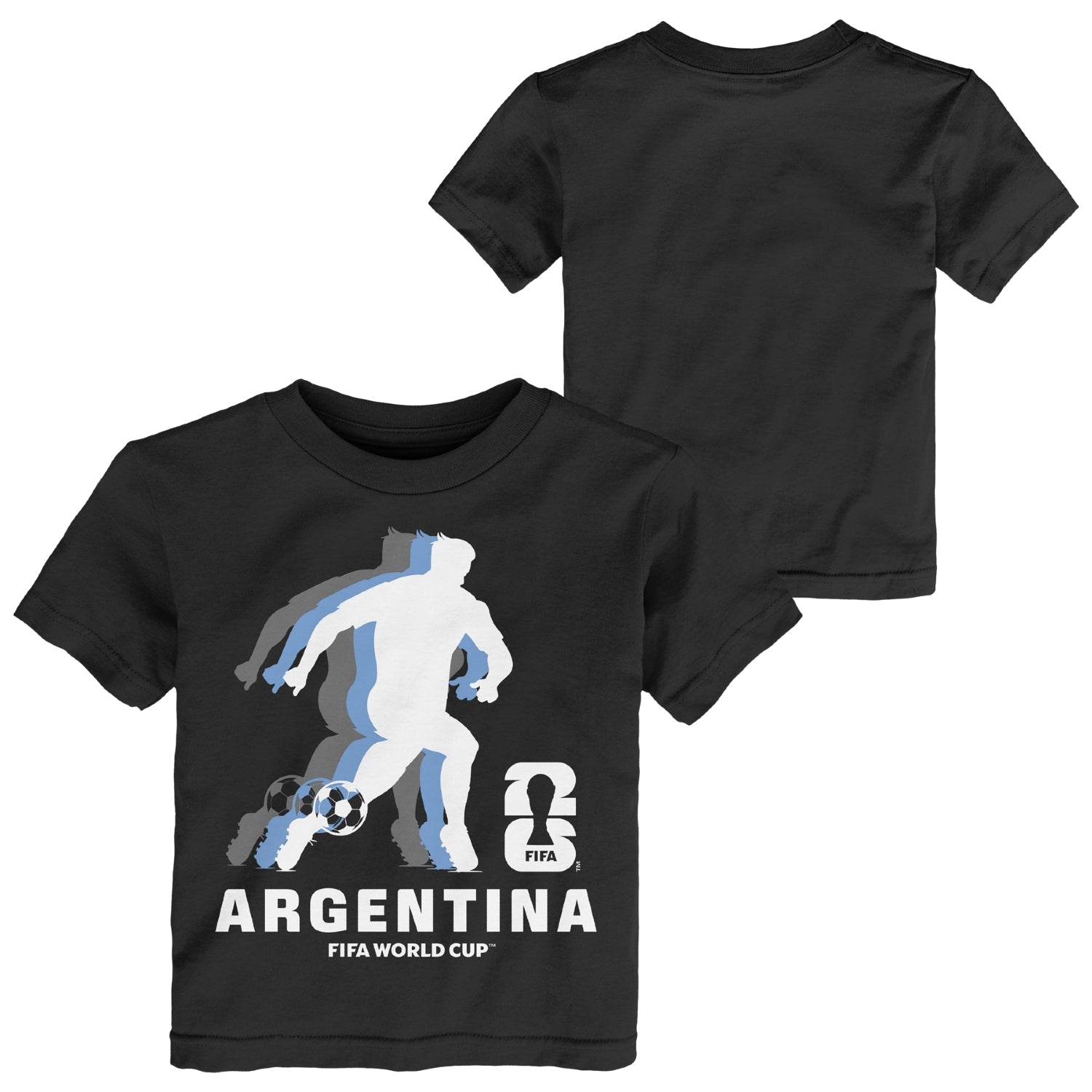 FIFA World Cup 2026 Argentina Shadow T-Shirt - Toddler Casual Graphic T Shirt