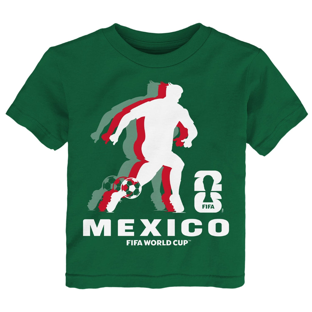 FIFA World Cup 2026 Mexico Shadow T-Shirt - Toddler Casual Graphic T Shirt