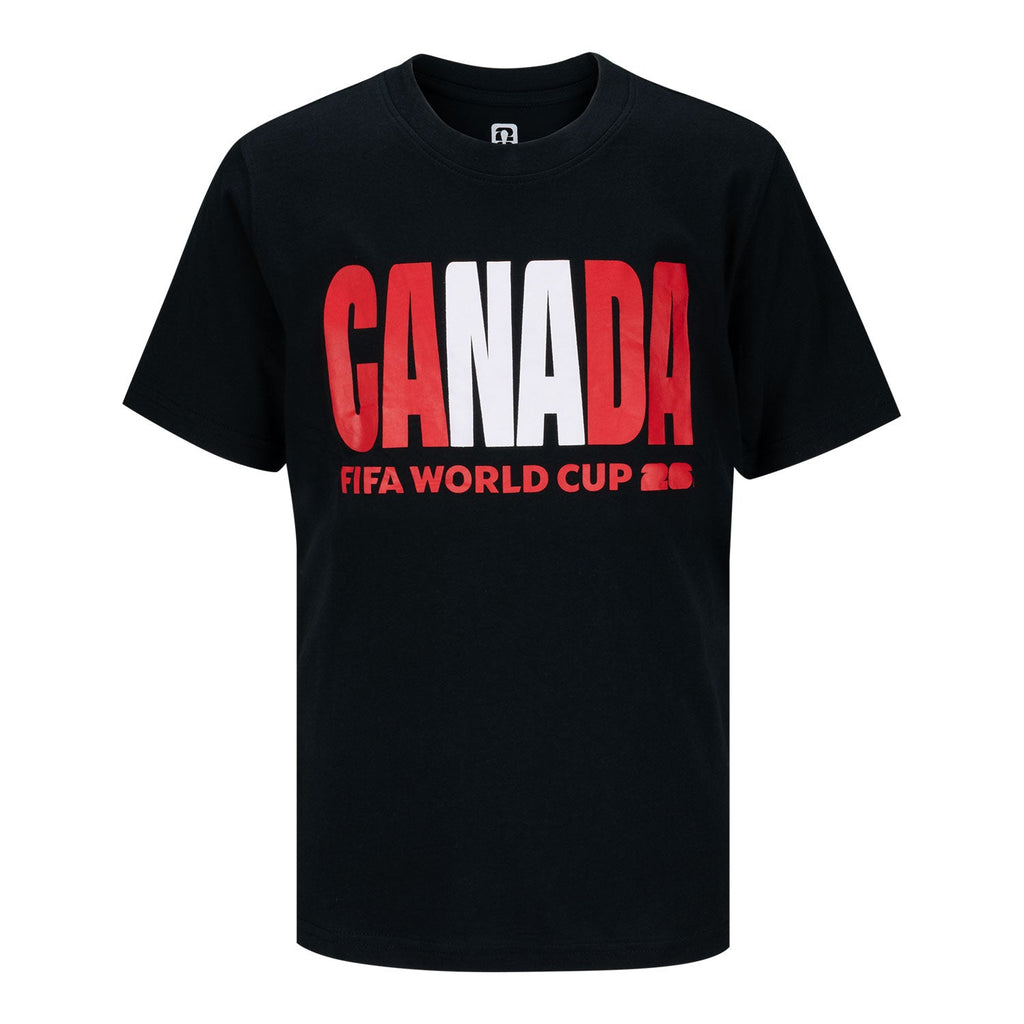 FIFA World Cup 2026 Canada Graphic T-Shirt - Youth Casual Graphic T Shirt