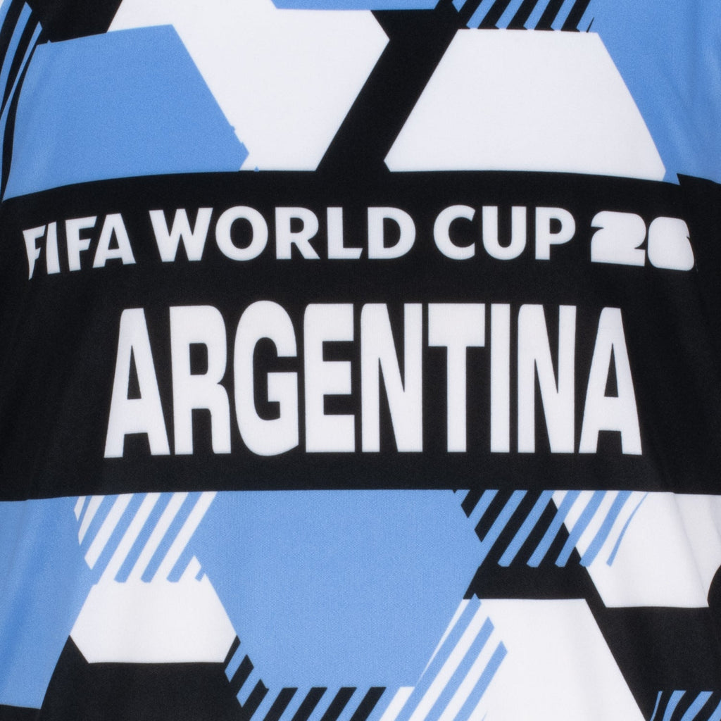 FIFA World Cup 2026 Argentina Sublimated Top - Youth Casual Graphic T Shirt