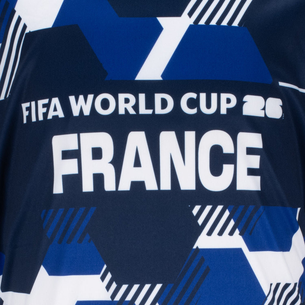 FIFA World Cup 2026 France Sublimated Top - Youth Casual Graphic T Shirt