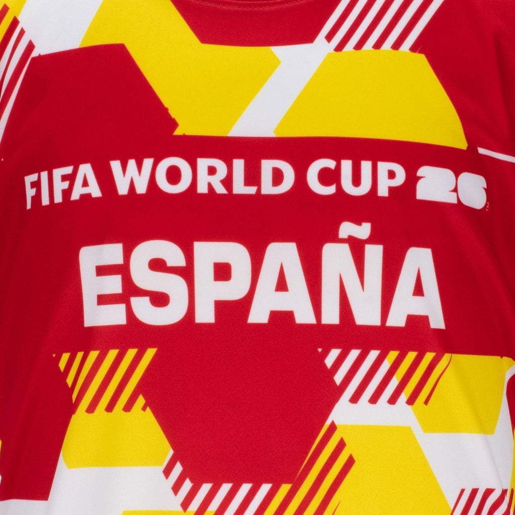 FIFA World Cup 2026 Spain Sublimated Top - Youth Casual Graphic T Shirt