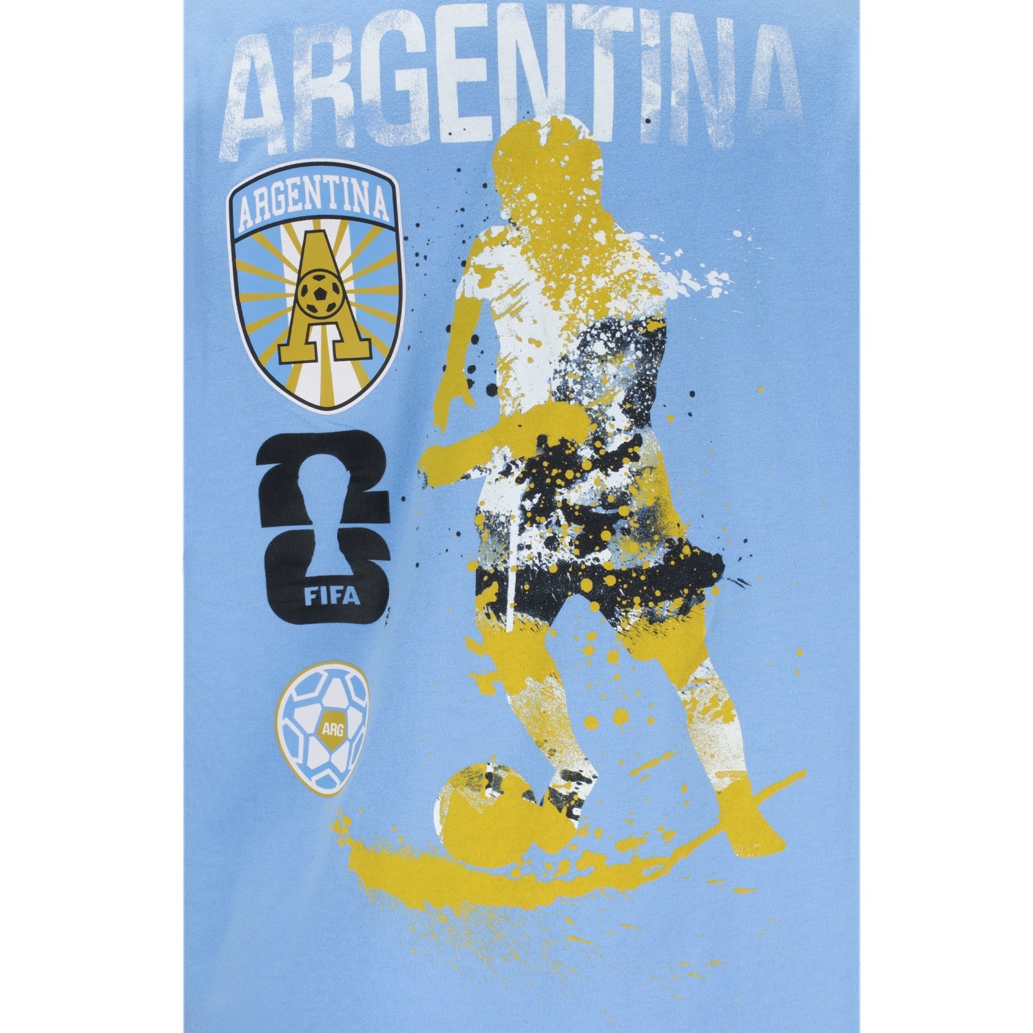 FIFA World Cup 2026 Argentina Rise and Strike T-Shirt - Youth Casual Graphic T Shirt