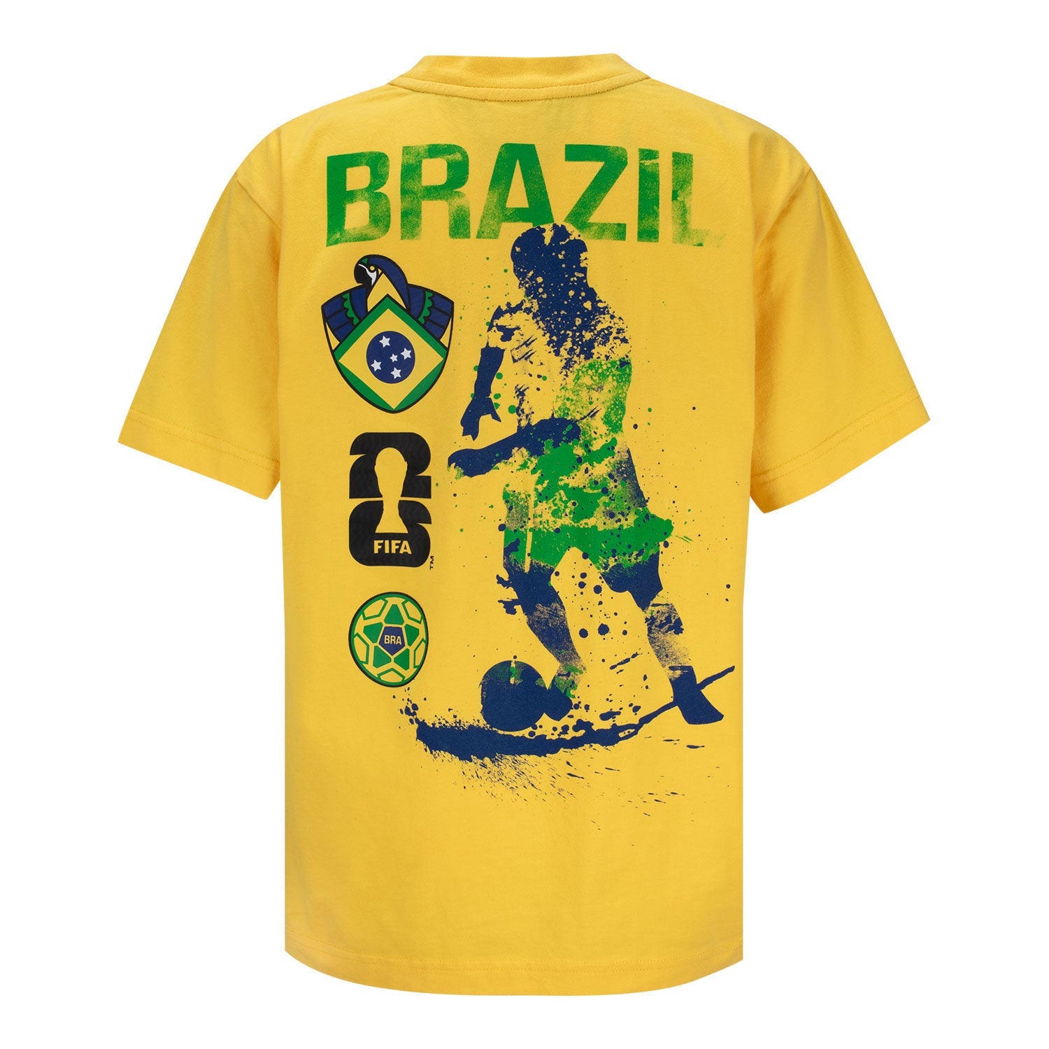 FIFA World Cup 2026 Brazil Rise and Strike T-Shirt - Youth Casual Graphic T Shirt