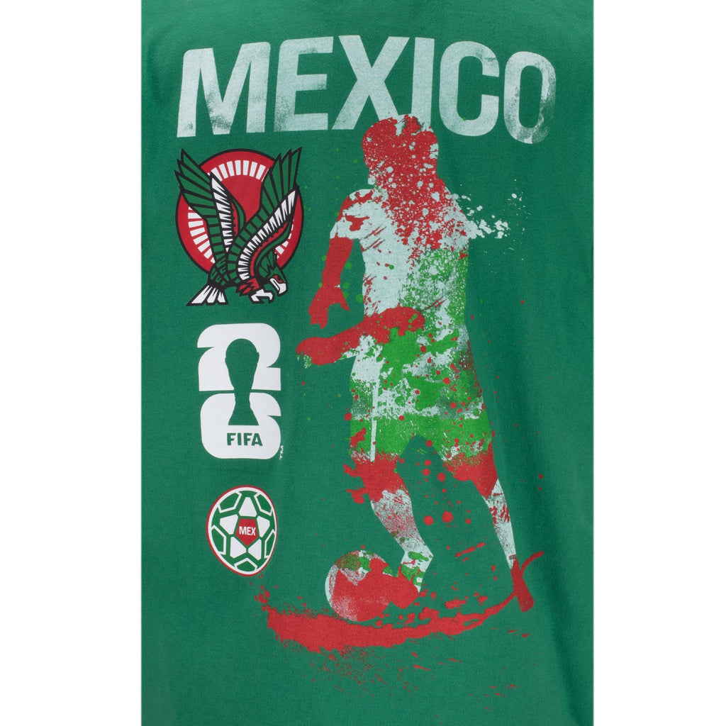 FIFA World Cup 2026 Mexico Rise and Strike T-Shirt - Youth Casual Graphic T Shirt