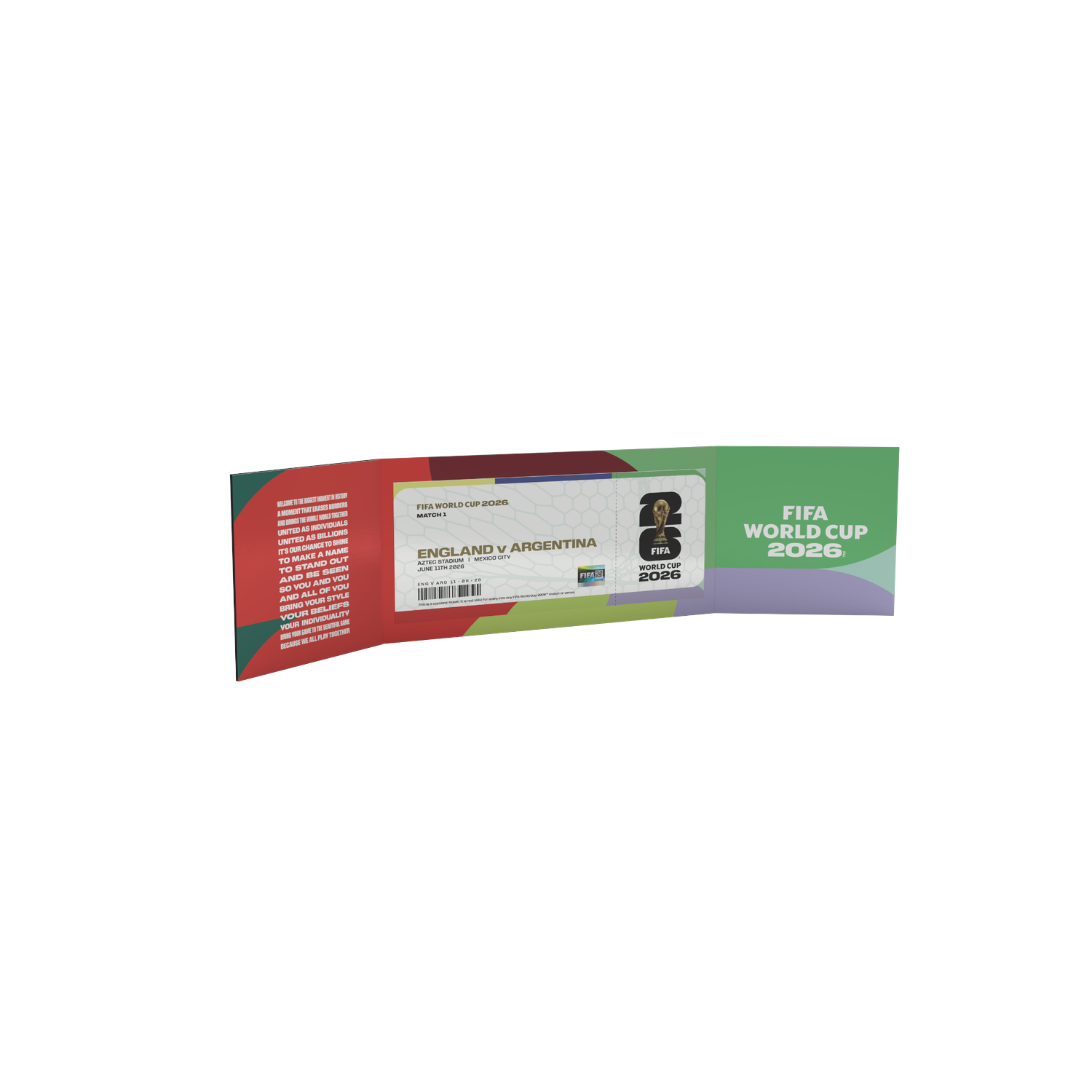 FIFA World Cup 2026 Los Angeles Host City Replica Ticket Popular Style Comfort Casual