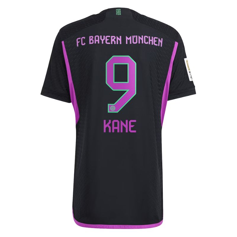 Harry Kane Bayern Munich 2023 24 Away Player Jersey - Black Official Team Jersey Sports Fan Apparel