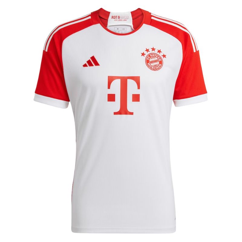 Harry Kane Bayern Munich 2023 24 Home Player Jersey - White Official Team Jersey Sports Fan Apparel