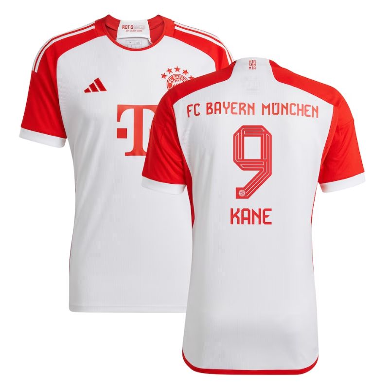 Harry Kane Bayern Munich 2023 24 Home Player Jersey - White Official Team Jersey Sports Fan Apparel