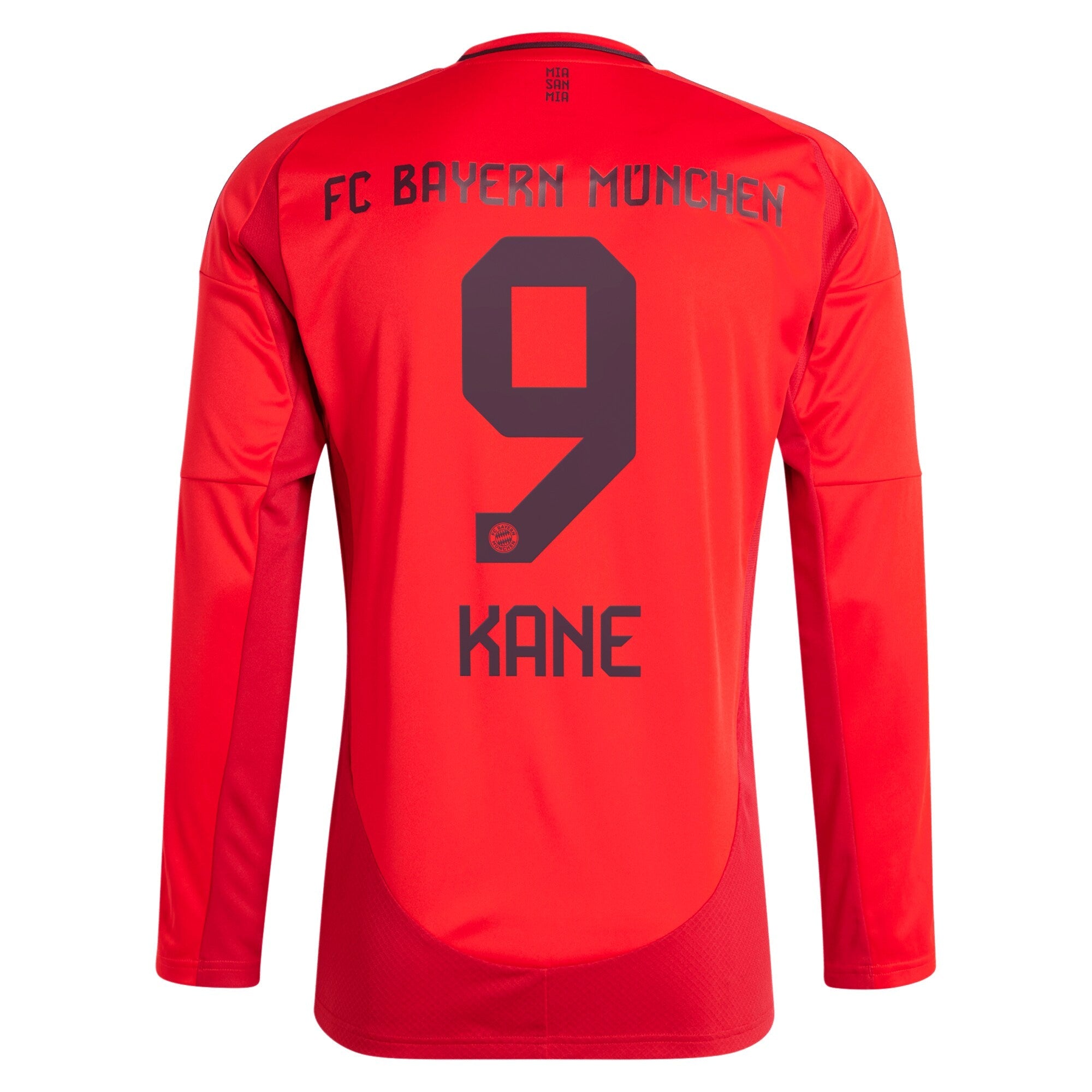 Harry Kane Bayern Munich adidas 2024 25 Home Long Sleeve Player Jersey - Red Official Team Jersey Sports Fan Apparel