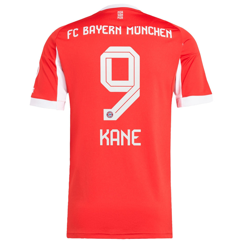 Harry Kane Bayern Munich adidas 2025 26 Home Jersey - Red Official Team Jersey Sports Fan Apparel