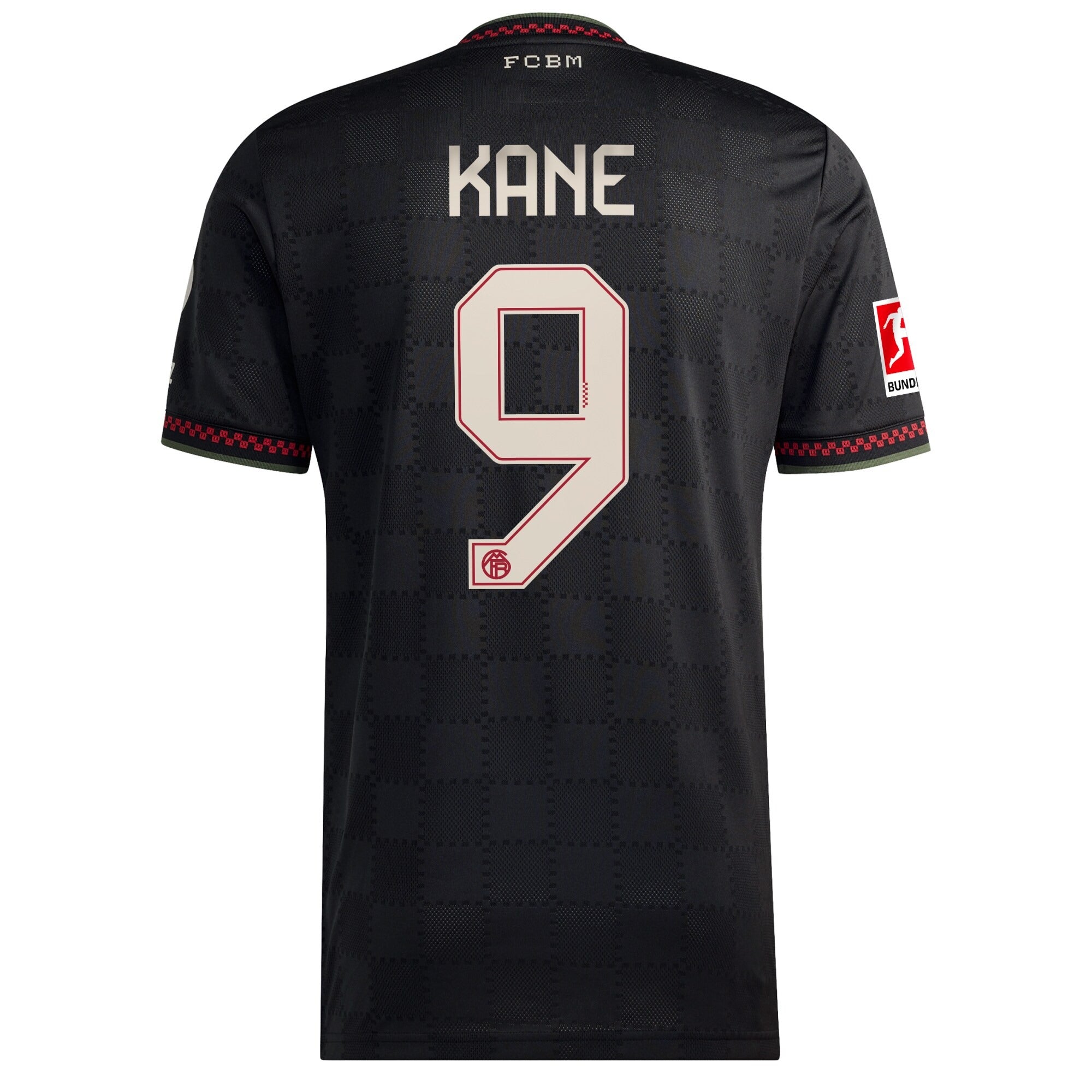 Harry Kane Bayern Munich adidas 2025 26 Third Player Jersey - Black Official Team Jersey Sports Fan Apparel