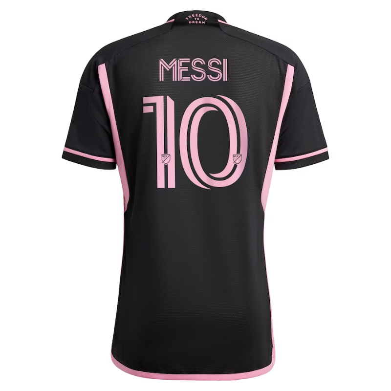 Inter Miami CF adidas 2023 24 Messi 10 Jersey - Black Official Team Jersey Sports Fan Apparel
