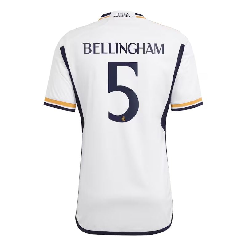 Jude Bellingham Real Madrid 2023 24 Home Jersey - White Official Team Jersey Sports Fan Apparel