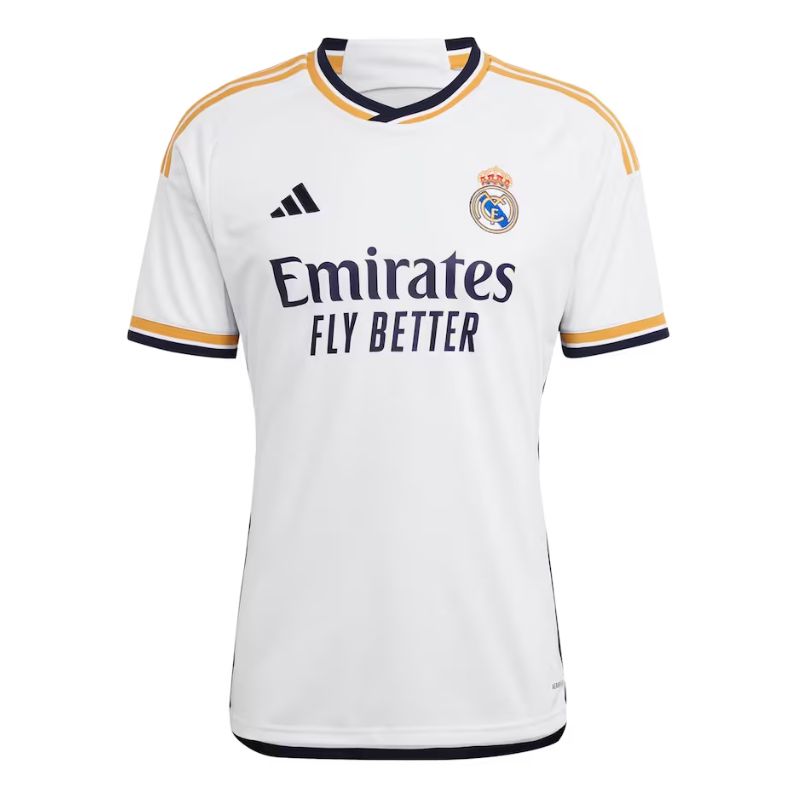 Jude Bellingham Real Madrid 2023 24 Home Jersey - White Official Team Jersey Sports Fan Apparel