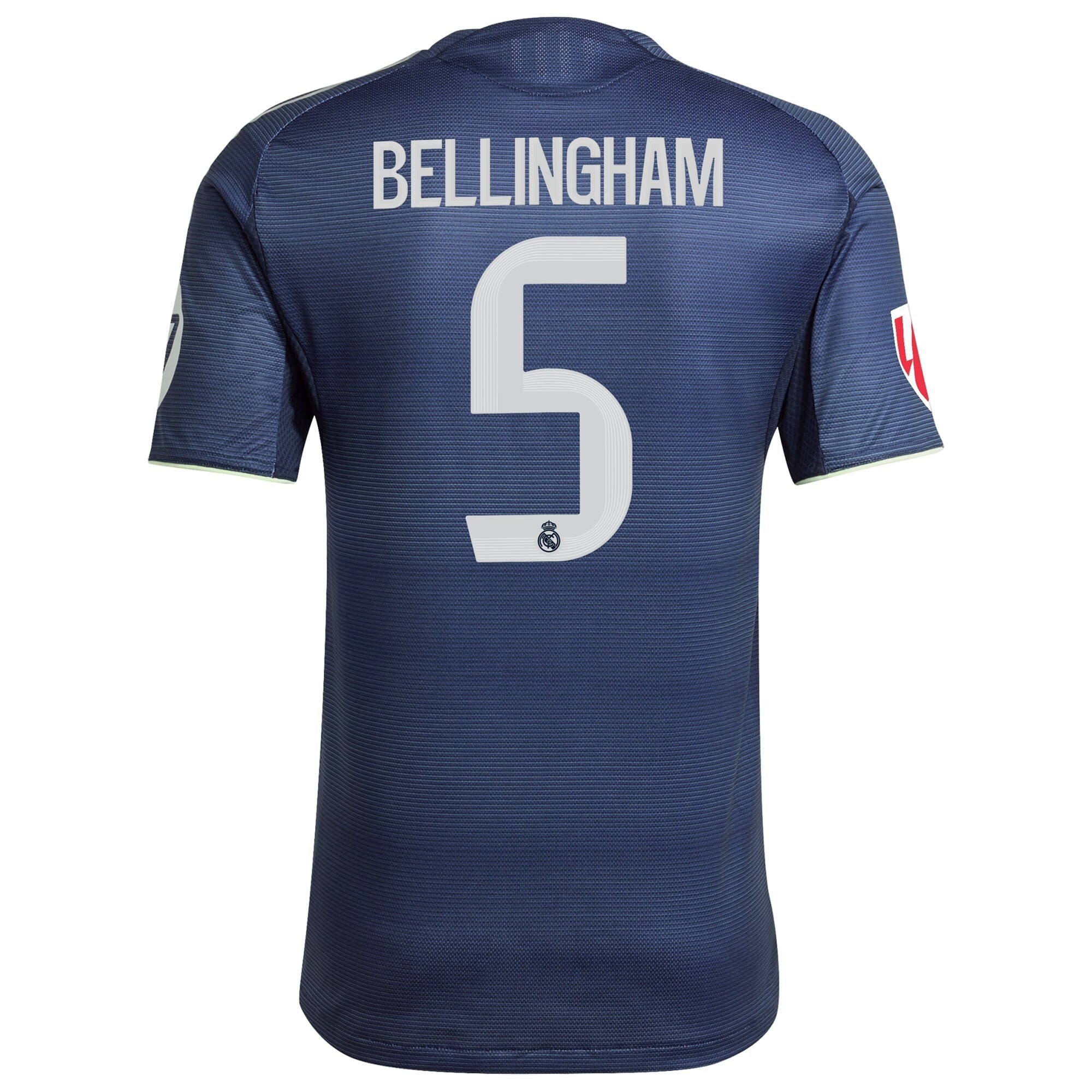 Jude Bellingham Real Madrid adidas 2025 26 Away Player Jersey - Blue Official Team Jersey Sports Fan Apparel