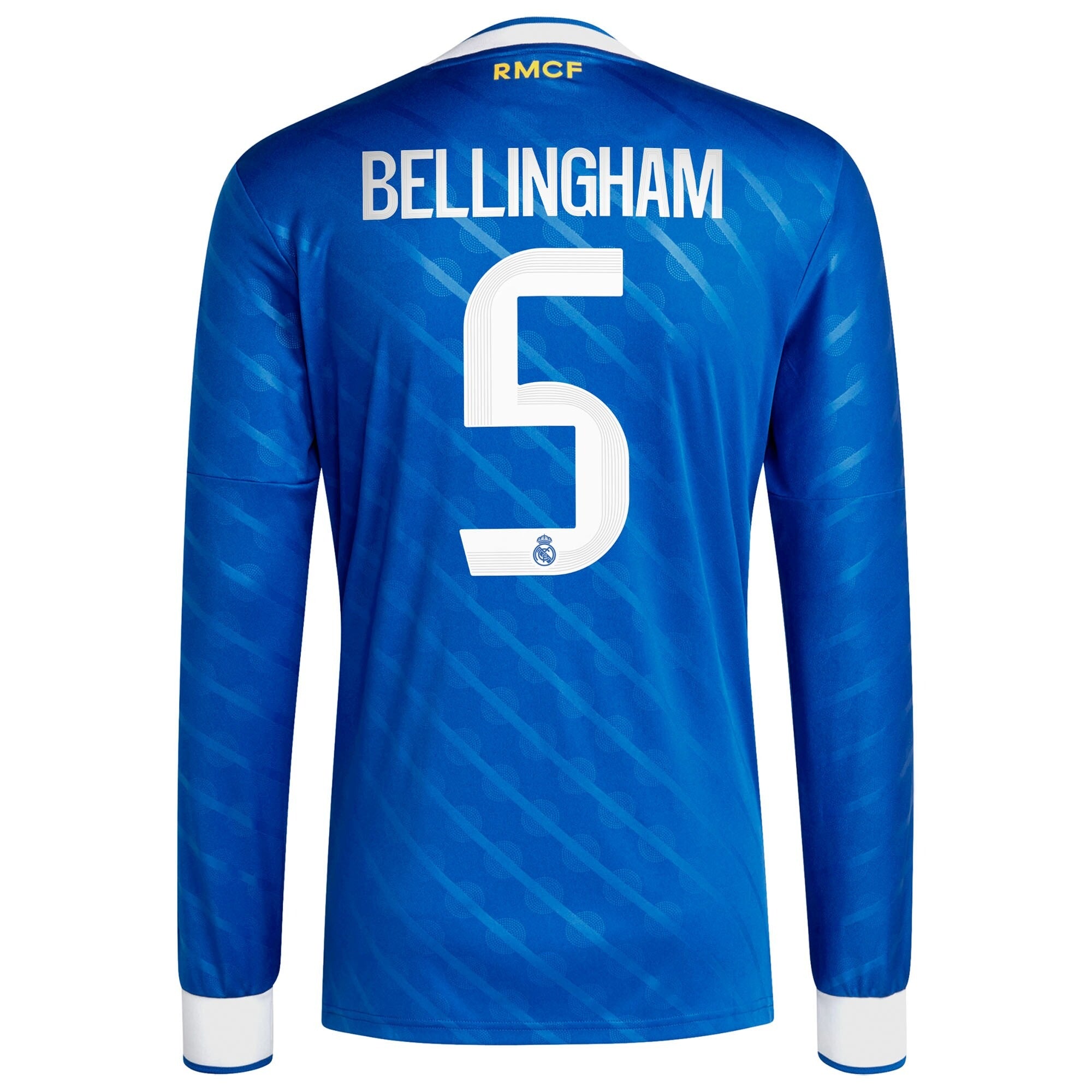 Jude Bellingham Real Madrid adidas 2025 26 Third Long Sleeve Player Jersey - Blue Official Team Jersey Sports Fan Apparel