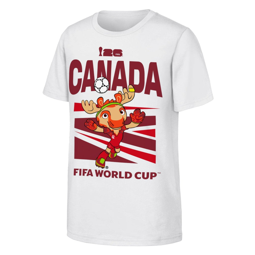 FIFA World Cup 2026 Canada Mascot T-Shirt - Youth Casual Graphic T Shirt