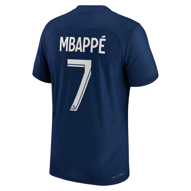 Kylian Mbappé Paris Saint-Germain 2022 23 Home Men s Authentic Jersey- Blue Official Team Jersey Sports Fan Apparel