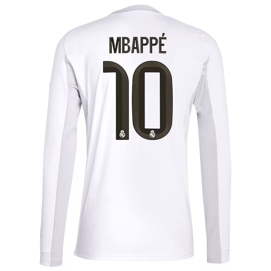 Kylian Mbappé Real Madrid adidas 2025 26 Home Player Jersey - White Official Team Jersey Sports Fan Apparel
