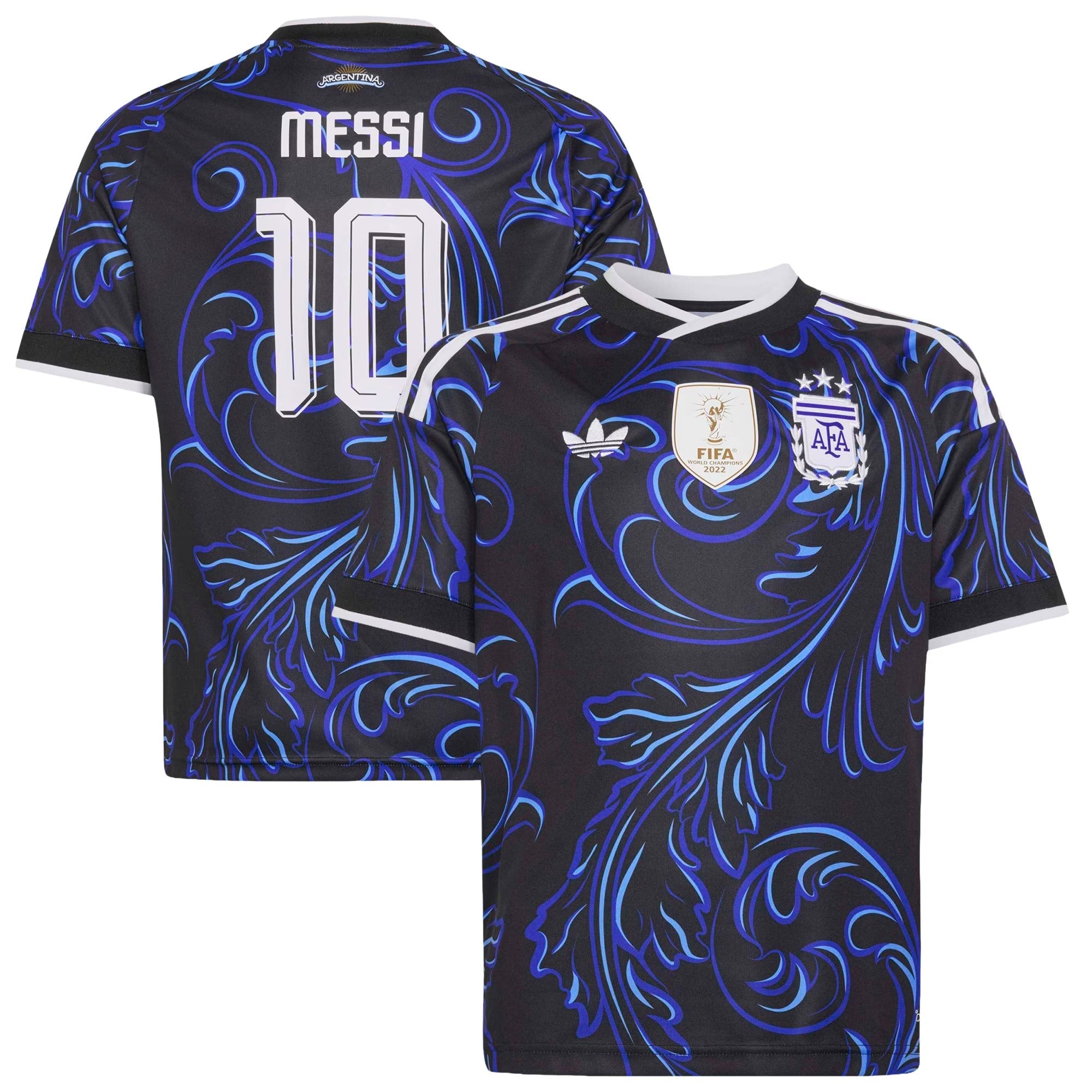 Lionel Messi Argentina National Team adidas 2026 Away Replica Jersey - Black Official Team Jersey Sports Fan Apparel