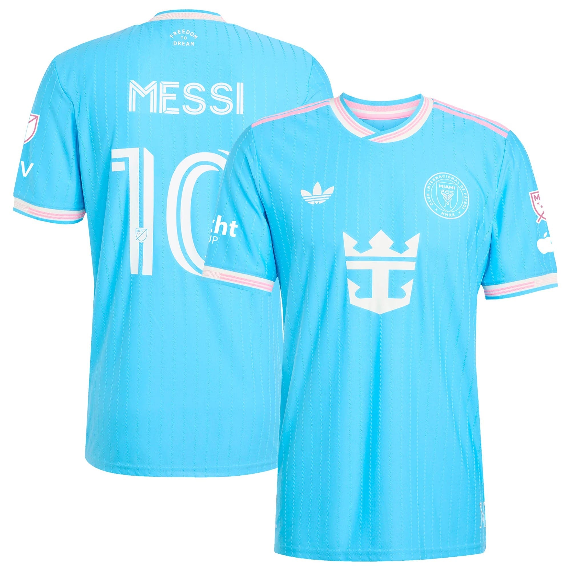 Lionel Messi Inter Miami CF Originals 2025 Third Player Jersey - Blue Official Team Jersey Sports Fan Apparel
