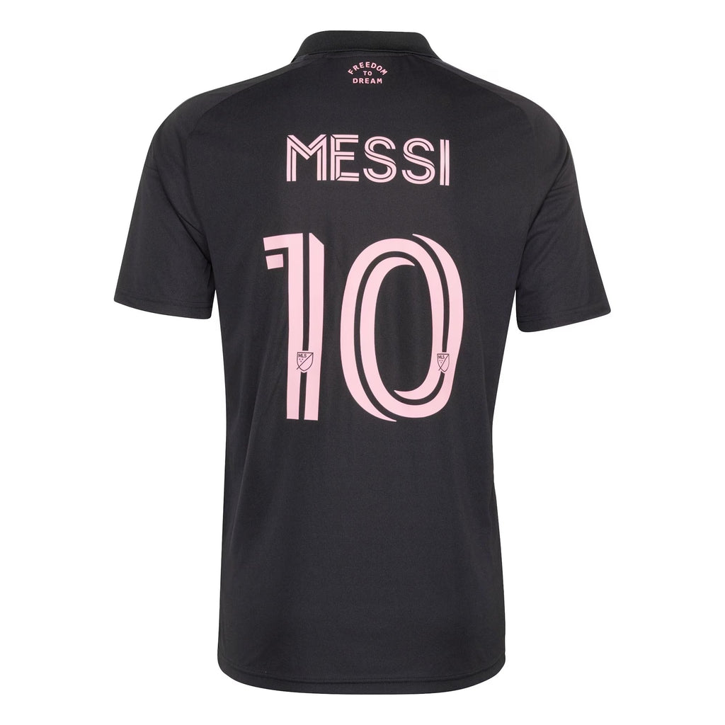 Lionel Messi Inter Miami CF adidas 2026 Presagio Replica Jersey - Black Official Team Jersey Sports Fan Apparel